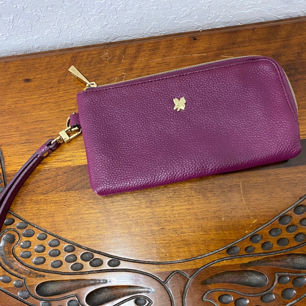 Ora‎ Delphine, Genuine Leather, Wristlet Wallet, 3 pockets